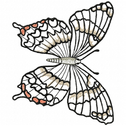 Butterfly Embroidery Design 7 Butterfly Embroidery Design 7